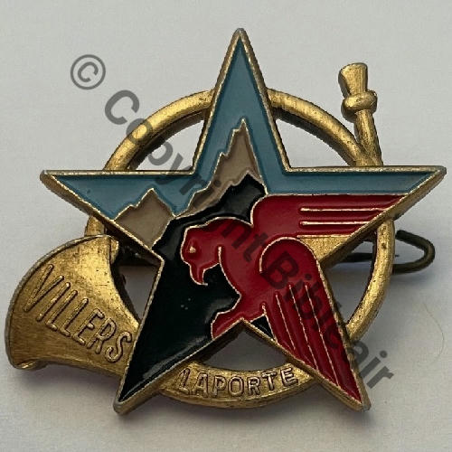 CENTRE ECOLE JEUNESSE et MONTAGNE de MONTROC Eqp VILLERS et LAPORTE (CNE)  AUGIS Alu peint Dore 1943 BREVET du 1er 3000 Src.historiacollection2a PV450Eur 